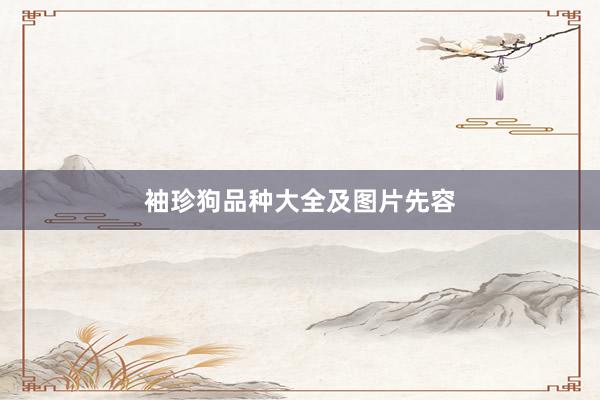 袖珍狗品种大全及图片先容